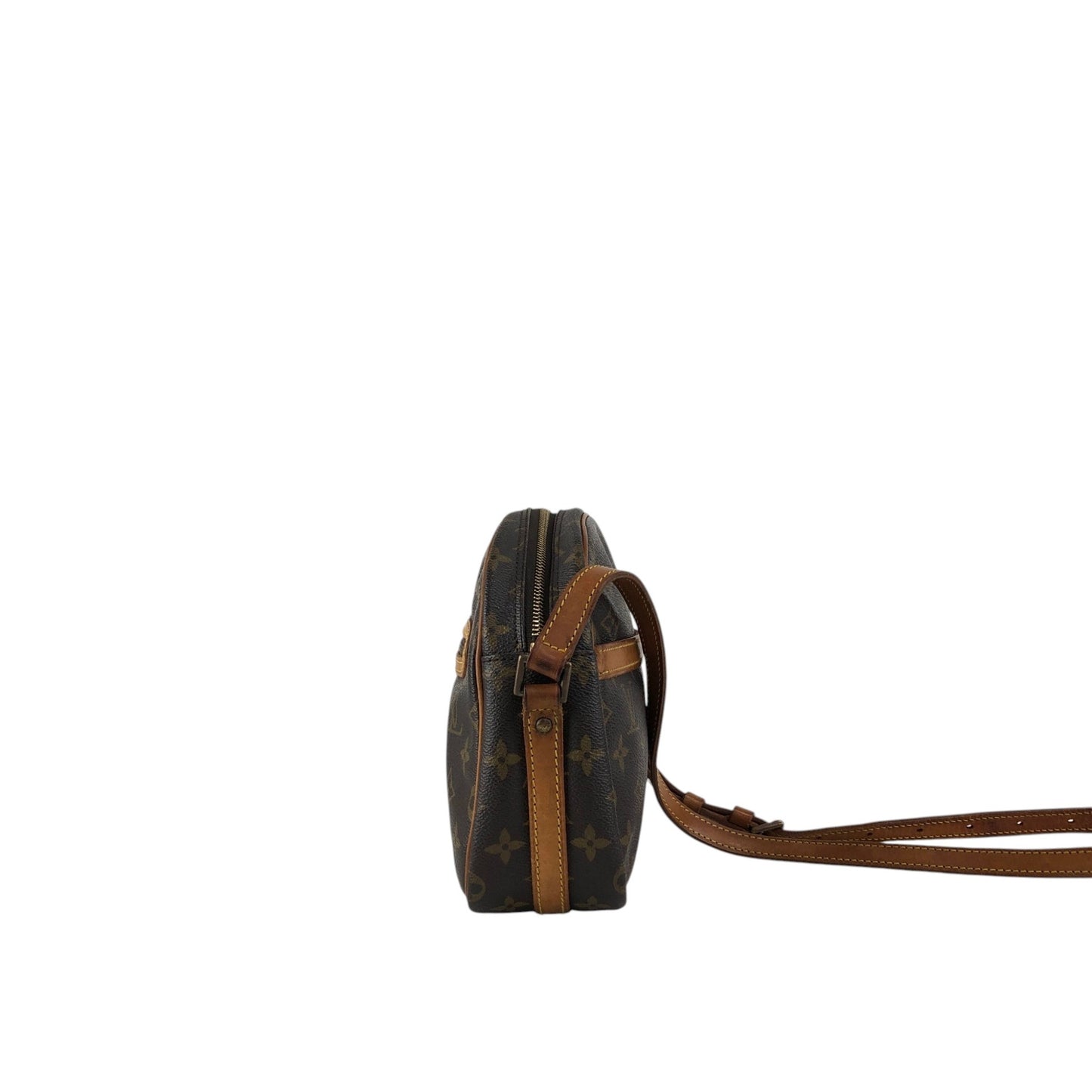LOUIS VUITTON Monogram Shoulder bag Brown Vintage fywb25