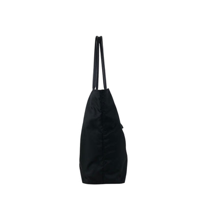 PRADA Tessuto Triangle Logo Handbag Totebag Black Vintage zahf6a