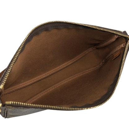 LOUIS VUITTON Monogram Small Handbag Brown M51980 Vintage 3w2pzj