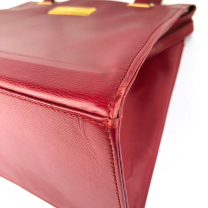 Christian Dior Leather Handbag Red gxtirp