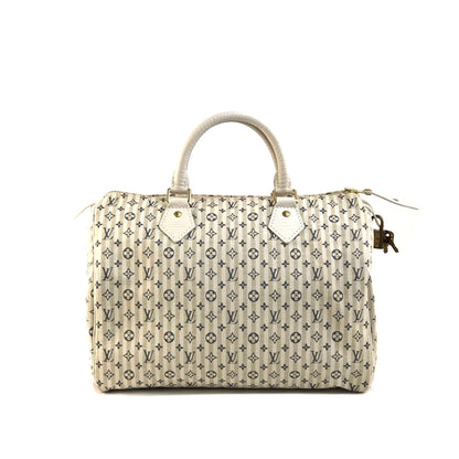 LOUIS VUITTON Mini Run M95500 Speedy 30 Mini Boston Croisette Handbag Ivory Vintage Old 566e8z