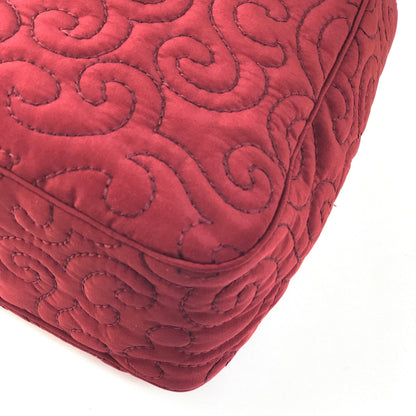 Yves Saint Laurent arabesque oriental stitch nylon handbag bordeaux vintage old uwg4ii