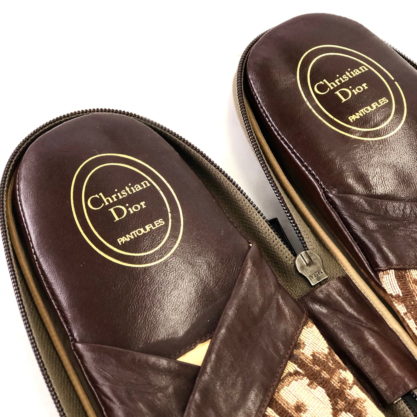 Christian Dior Trotter Oblique Jaguar Room Shoes vintage Old nuwdu6