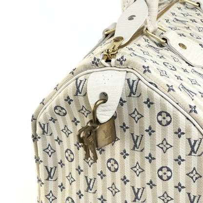 LOUIS VUITTON Mini Run M95500 Speedy 30 Mini Boston Croisette Handbag Ivory Vintage Old 566e8z