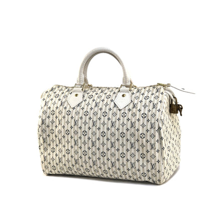 LOUIS VUITTON Mini Run M95500 Speedy 30 Mini Boston Croisette Handbag Ivory Vintage Old 566e8z