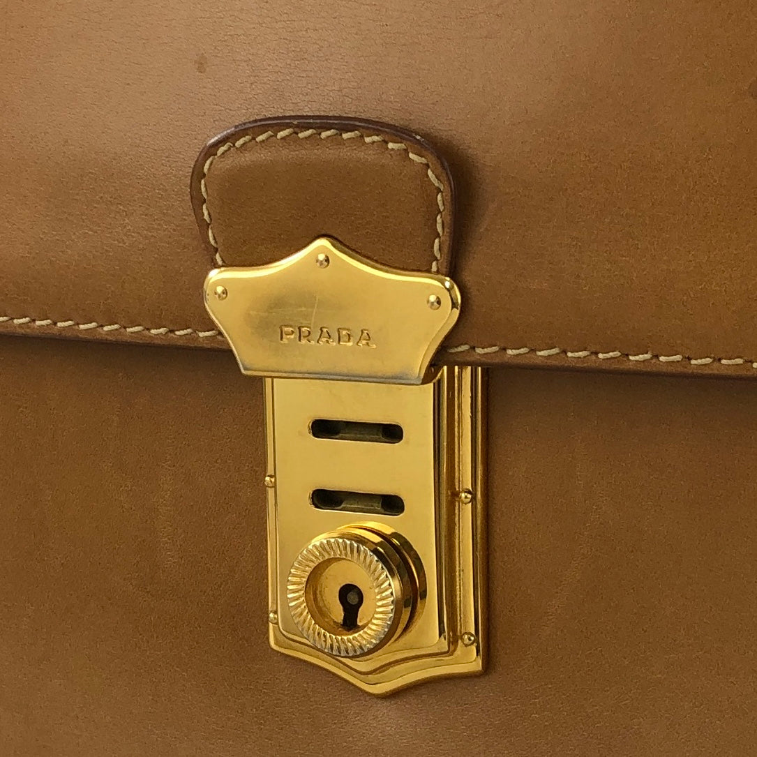 Sac prada camel hot sale