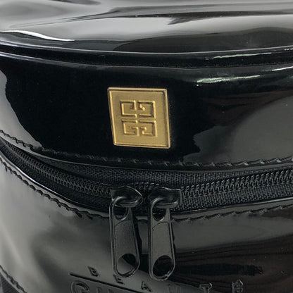 GIVENCHY 標誌尼龍網眼迷你包背包黑色復古舊 s3faua