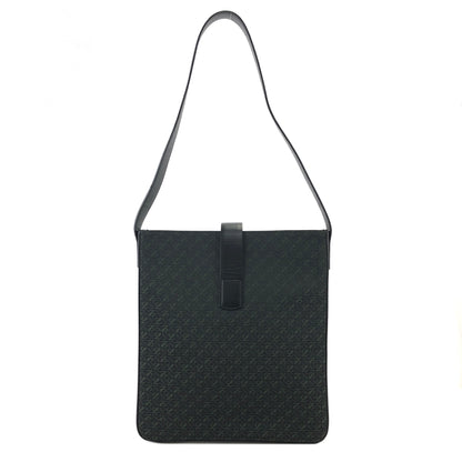 LOEWE Anagram Logo Full Patterns Fabric Shoulder bag Black Vintage 7hprps