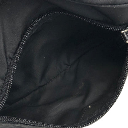 PRADA Triangle Logo Nylon Shoulder bag Black Vintage nzkhnd