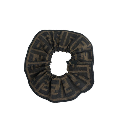 FENDI Zucca 髮飾 棕色 Vintage u7zafy 