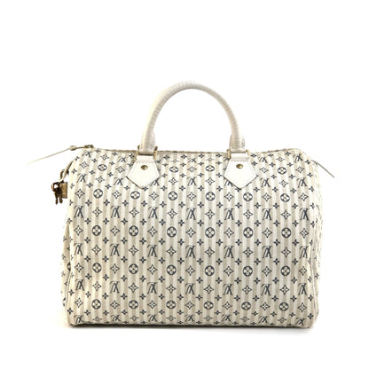 LOUIS VUITTON Mini Run M95500 Speedy 30 Mini Boston Croisette Handbag Ivory Vintage Old 566e8z