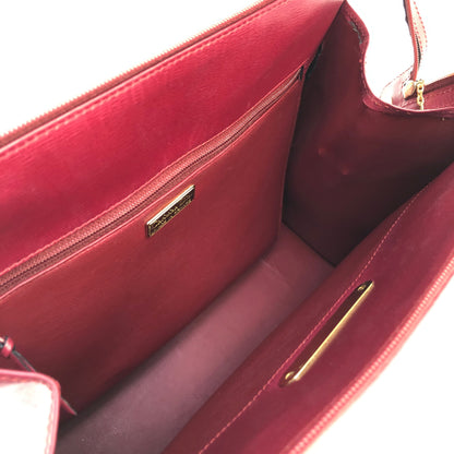 Christian Dior Leather Handbag Red gxtirp