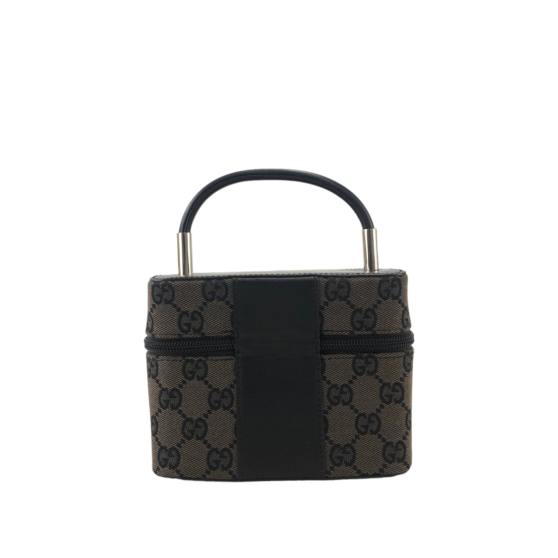 Shop GUCCI Casual Style Calfskin Vanity Bags 2WAY Plain Leather by