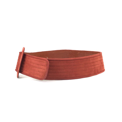 LOEWE anagram belt nubuck vermilion vintage old 7wfvth