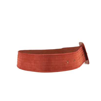 LOEWE anagram belt nubuck vermilion vintage old 7wfvth