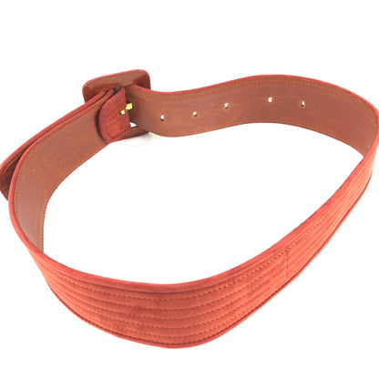 LOEWE anagram belt nubuck vermilion vintage old 7wfvth