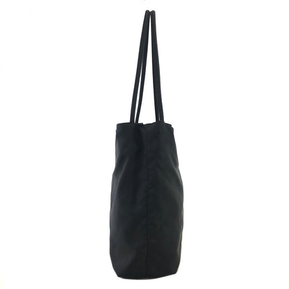 PRADA Triangle Logo  Nylon Handbag Black Vintage a3ew6f
