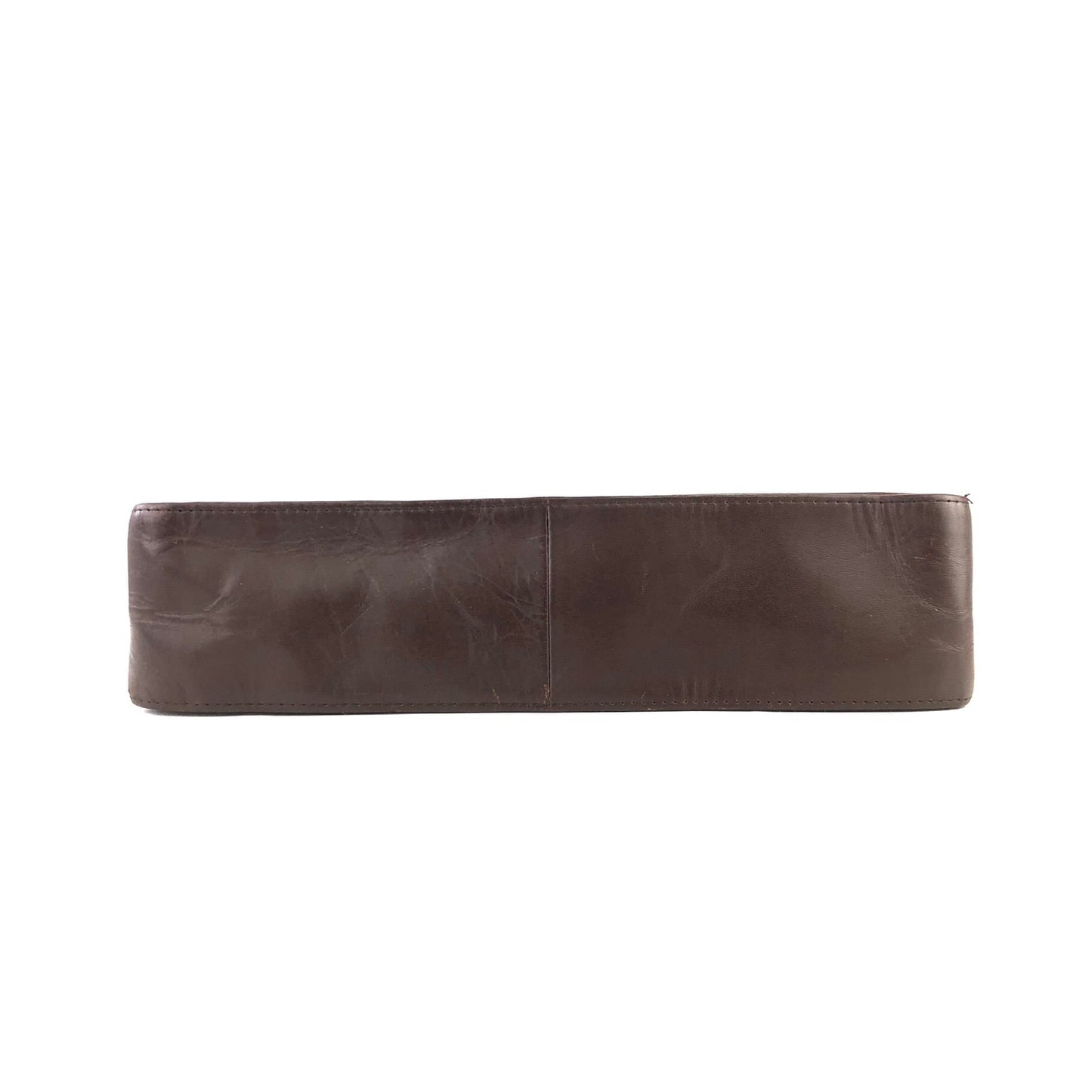 Yves Saint Laurent YSL embossed leather circle shoulder bag brown vintage old ttxy8i