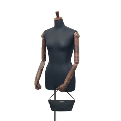 GUCCI GG Canvas Canvas Handbag Vanity bag Black Vintage 73mxrh