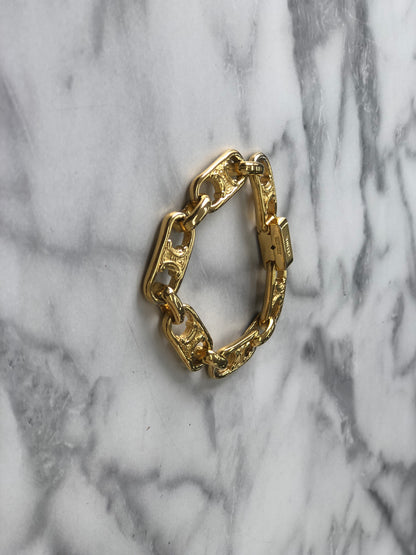 CELINE Triomphe 手鍊 金 復古 bgrfih 