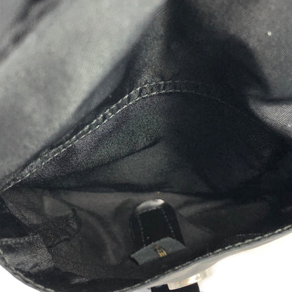 PRADA Triangle Logo Nylon Backpack Black Vintage hfi7ks