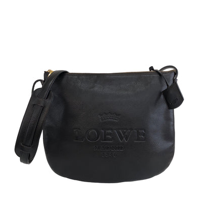LOEWE Leather Shoulder bag Brown Vintage usk62t
