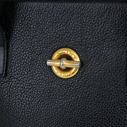 CELINE Toggle Clasp 皮革肩背包 黑色 復古 id5pnu 