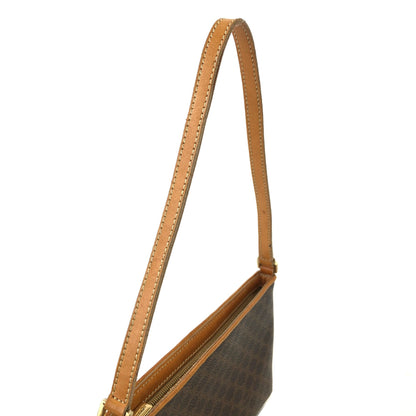 CELINE Macadam Handbag Hobobag Brown Vintage 4nsey6