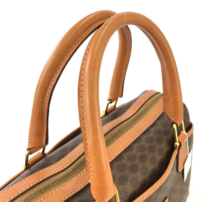 CELINE Macadam Blason Handbag Brown Vintage 5mzszr
