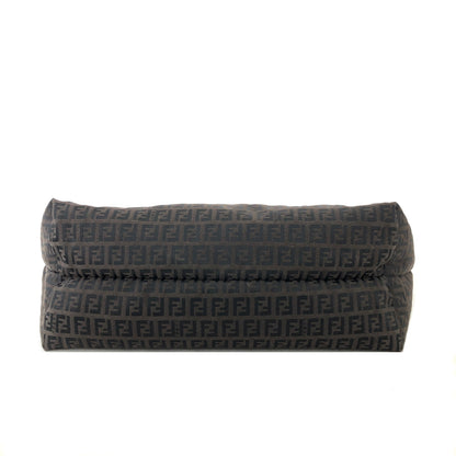 FENDI Zucchino  Canvas Handbag  Totebag Brown Vintage c343jc