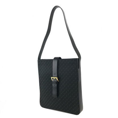 LOEWE Anagram Logo Full Patterns Fabric Shoulder bag Black Vintage 7hprps