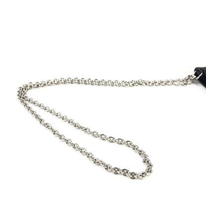 Christian Dior Logo Trotter Oblique Patent leather Chain bag Wallet Black Vintage Old 5ydufj