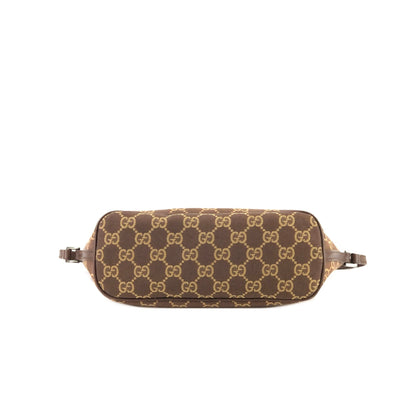 GUCCI GG canvas Hobobag Handbag Brown Vintage Old GUCCI ydxhh2