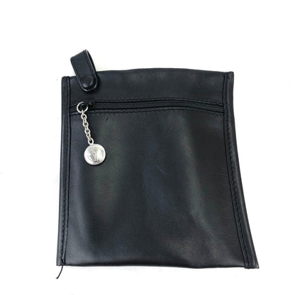 GUCCI Logo Leather Drawstring Shoulder bag Handbag Black Vintage Old Gucci pih6he