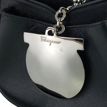 Salvatore Ferragamo Big gancini Mini Hobobag Handbag Black udsv8d