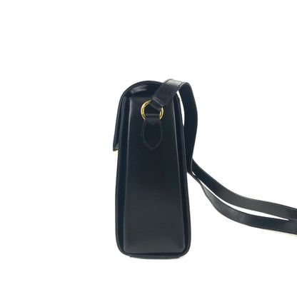 Salvatore Ferragamo Gancini 斜背包 海軍藍 復古 舊款 bpbx8e