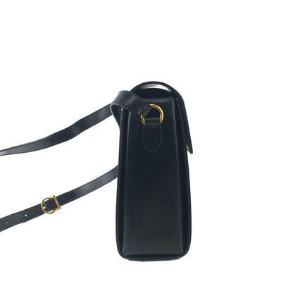 Salvatore Ferragamo Gancini 斜背包 海軍藍 復古 舊款 bpbx8e