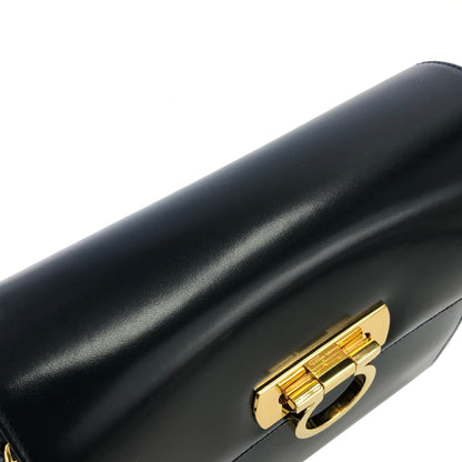 Salvatore Ferragamo Gancini 斜背包 海軍藍 復古 舊款 bpbx8e