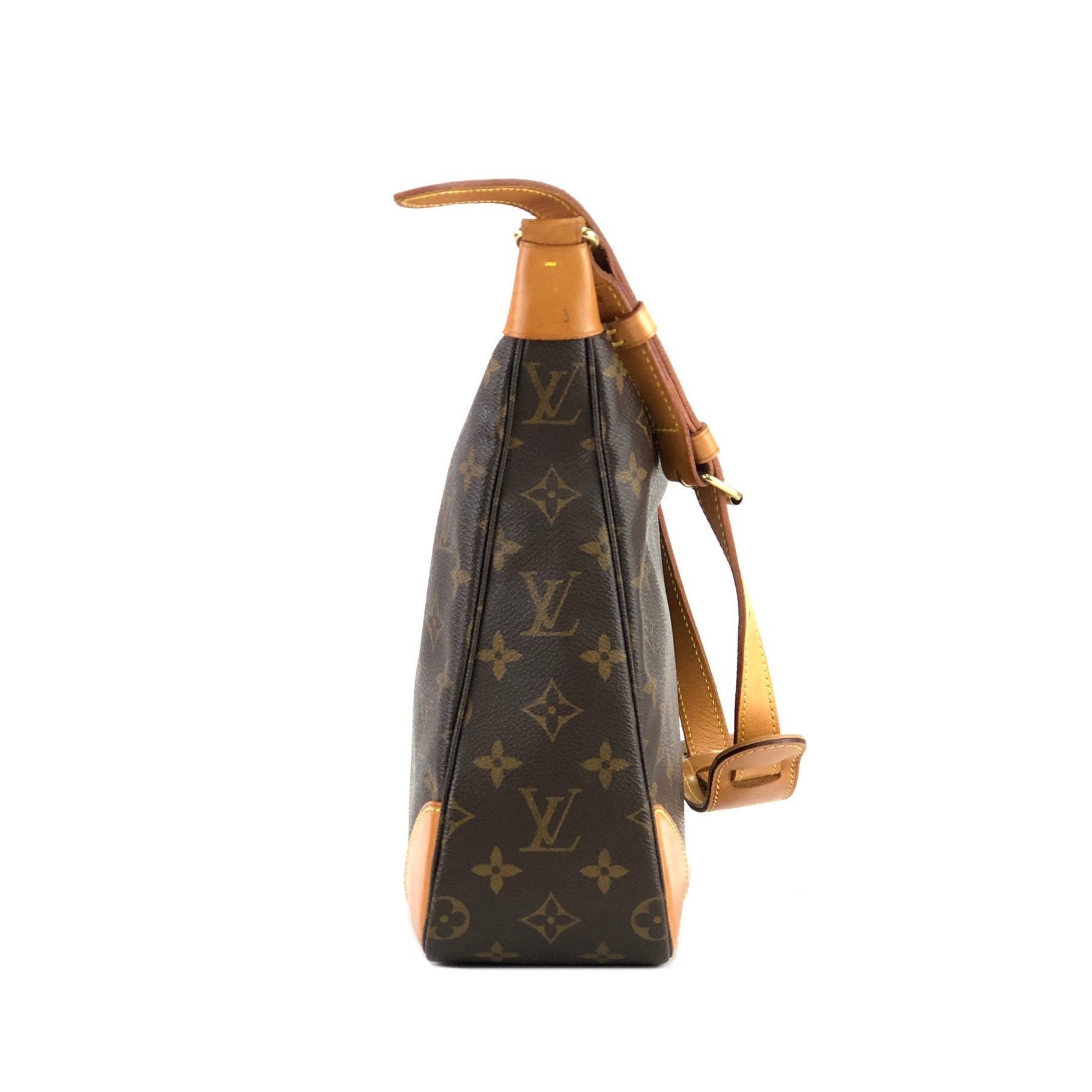 Auth Louis Vuitton Monogram Mini Boulogne Shoulder Cross Bag M95225 Brown  J5215