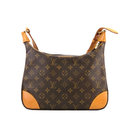 LOUIS VUITTON Monogram M51265 Boulogne Shoulder Bag Brown Vintage Old tca44r