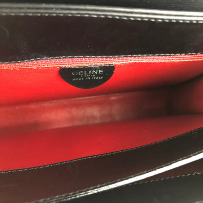 CELINE Mantel 鏈條 Gancini 手提包 黑色 復古舊款 Celine 52xyu2