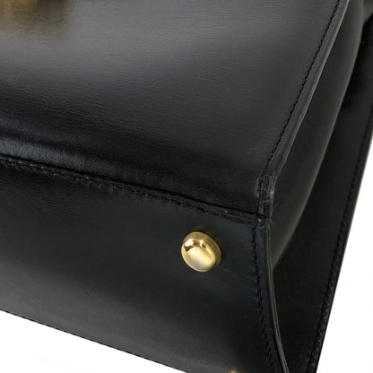 CELINE Mantel 鏈條 Gancini 手提包 黑色 復古舊款 Celine 52xyu2