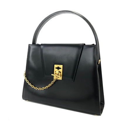 CELINE Mantel 鏈條 Gancini 手提包 黑色 復古舊款 Celine 52xyu2