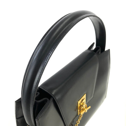 CELINE Mantel 鏈條 Gancini 手提包 黑色 復古舊款 Celine 52xyu2