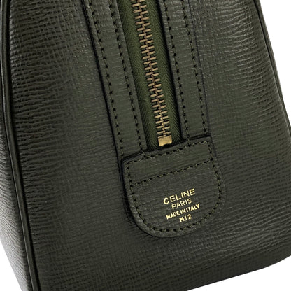 CELINE Blason 壓紋波士頓包款 卡其色 復古 舊款 CELINE 32rshv