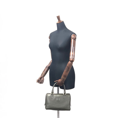 CELINE Blason 壓紋波士頓包款 卡其色 復古 舊款 CELINE 32rshv