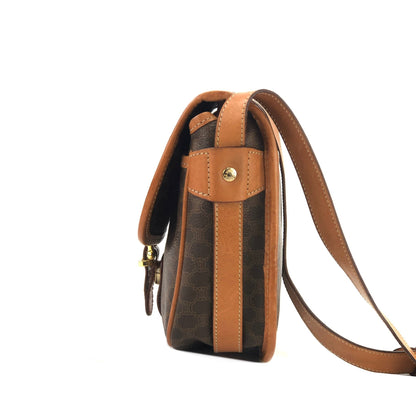 CELINE Macadam Blason 扣式斜背包 棕色 復古 舊款 Celine d3aexg