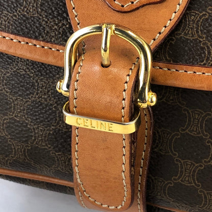 CELINE Macadam Blason 扣式斜背包 棕色 復古 舊款 Celine d3aexg