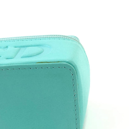 Christian Dior CD 標誌吊飾皮革微型迷你包化妝包款薄荷​​色復古舊款 bkc8sb