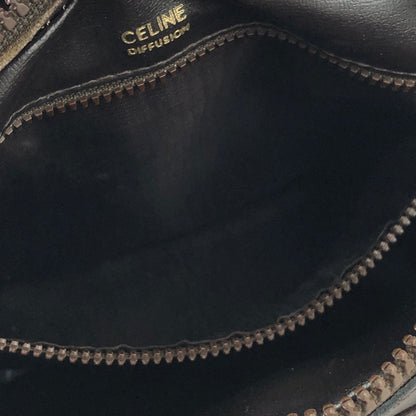 CELINE Triomphe Blason 絨面革單肩包 棕色 復古 舊款 celine ynrivk